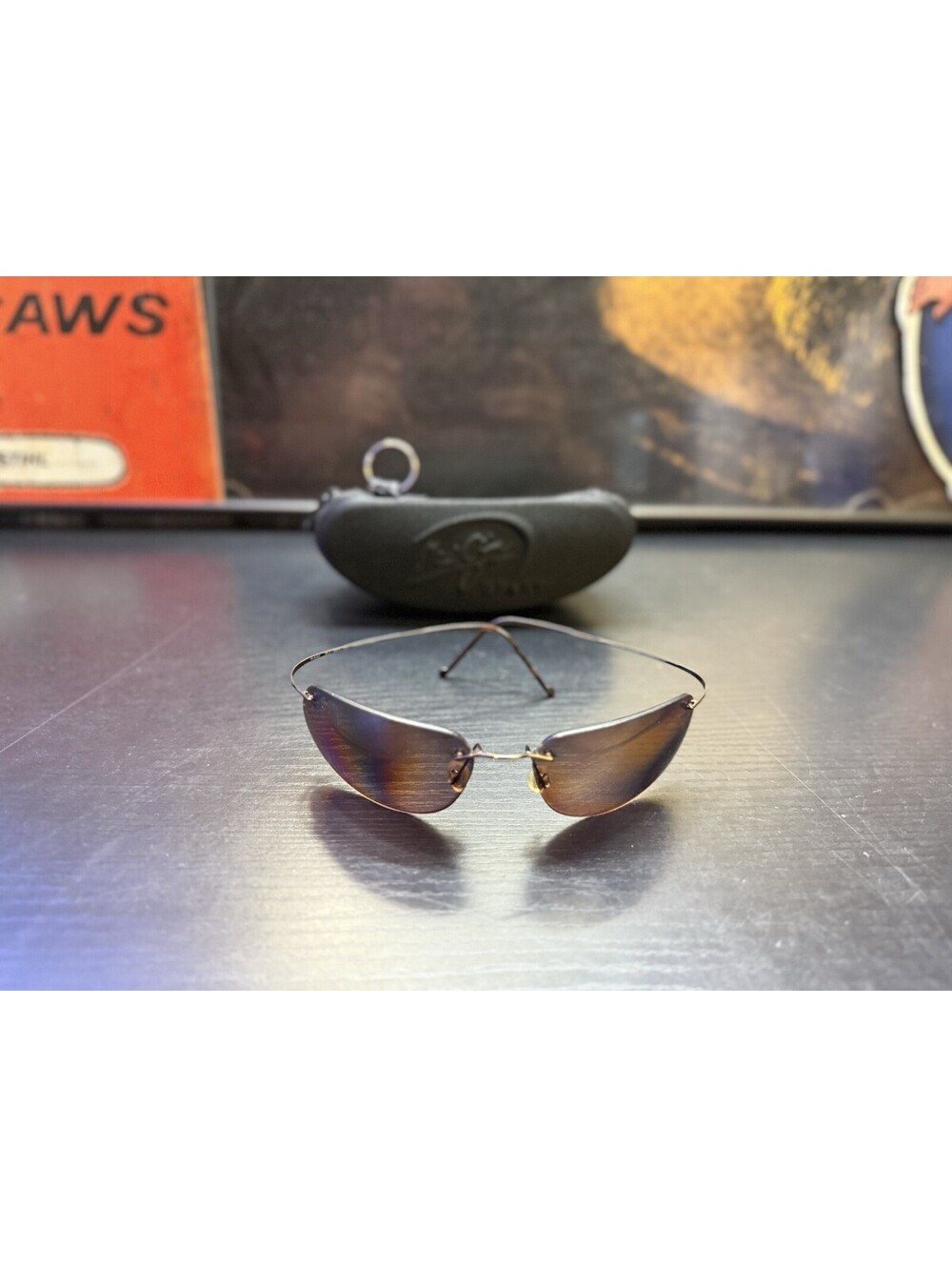 Maui Jim Ka’anapali MJ-501-23 Titanium Rimless Polarized Sunglasses Frame Only